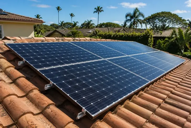 Installation de panneaux solaires à Accous